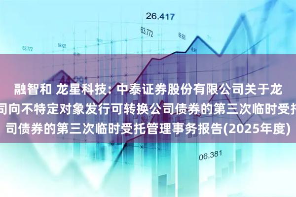 融智和 龙星科技: 中泰证券股份有限公司关于龙星科技集团股份有限公司向不特定对象发行可转换公司债券的第三次临时受托管理事务报告(2025年度)